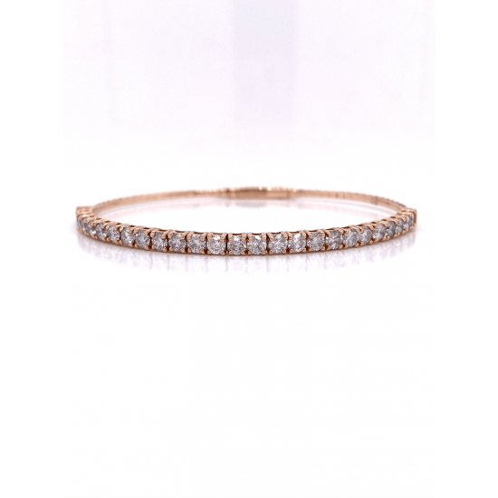 HALF WAY DIAMOND BANGLE