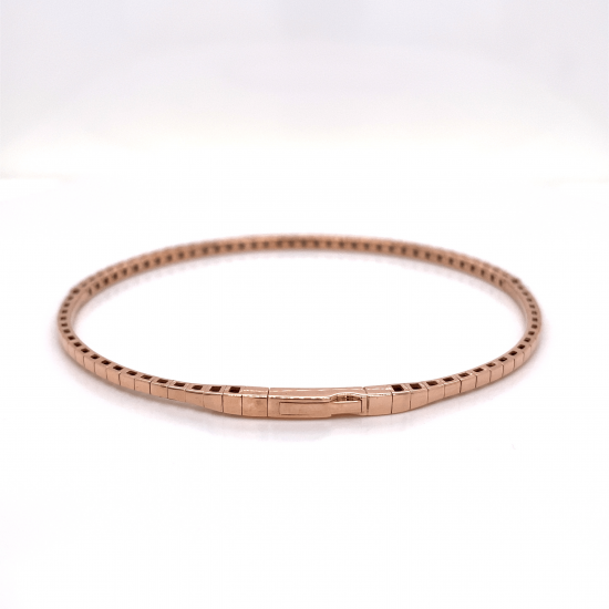 HALF WAY DIAMOND BANGLE