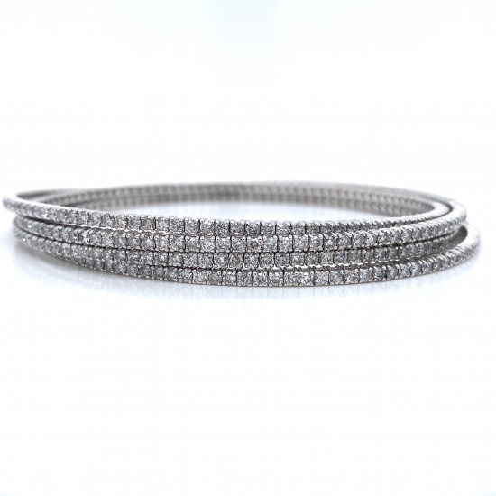 WRAP AROUND DIAMOND BANGLE