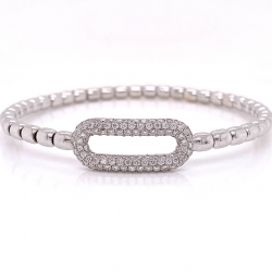OPEN BAR DIAMOND BANGLE OPEN BAR DIAMOND BANGLE