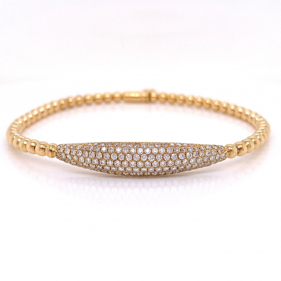 PAVE DIAMOND FLEX BANGLE