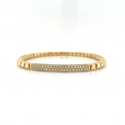 DIAMOND BAR FLEX BANGLE