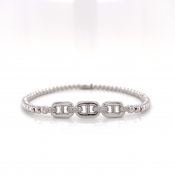 3 LINK FLEX DIAMOND BANGLE