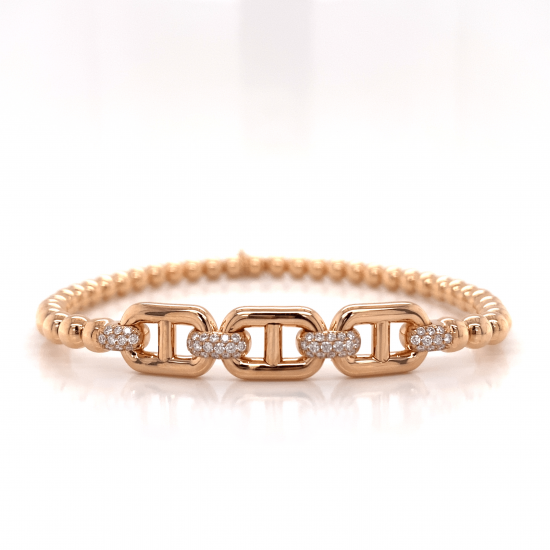 3 LINK FLEX DIAMOND BANGLE