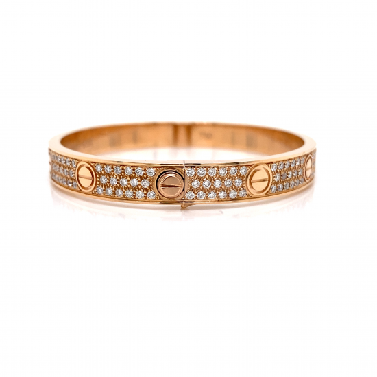 HINGED DIAMOND BANGLE