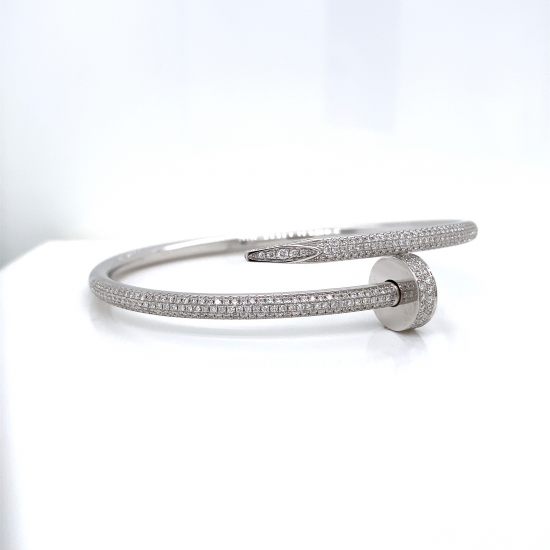 HINGED DIAMOND BANGLE