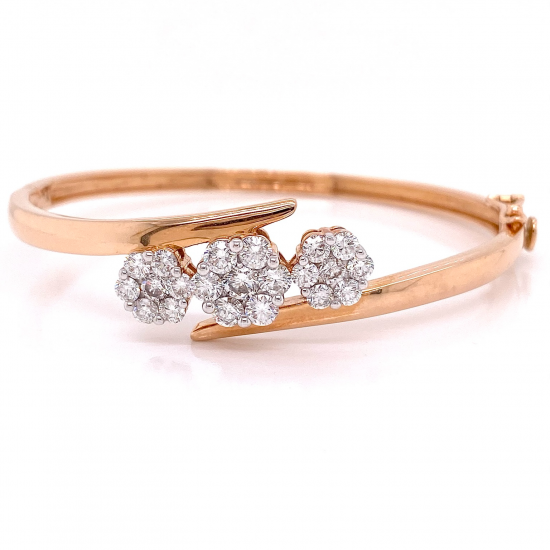 CLUSTER DIAMOND BANGLE