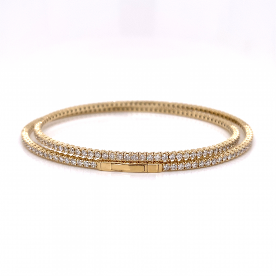 WRAP AROUND DIAMOND BANGLE