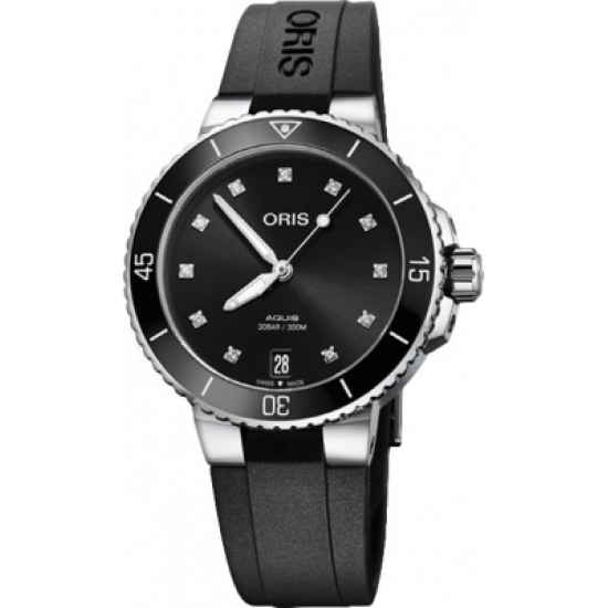 ORIS AQUIS DATE DIAMONDS