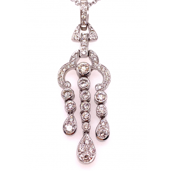 DANGLING DIAMOND PENDANT