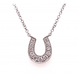 HORSE SHOE DIAMOND PENDANT HORSE SHOE DIAMOND PENDANT