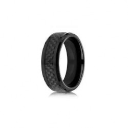 8mm Blackened Cobalt Band