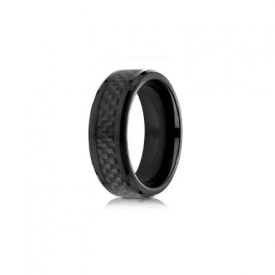 8mm Blackened Cobalt Band