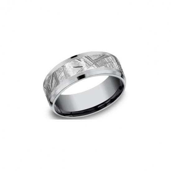 Grey Tantalum Design 8mm Band