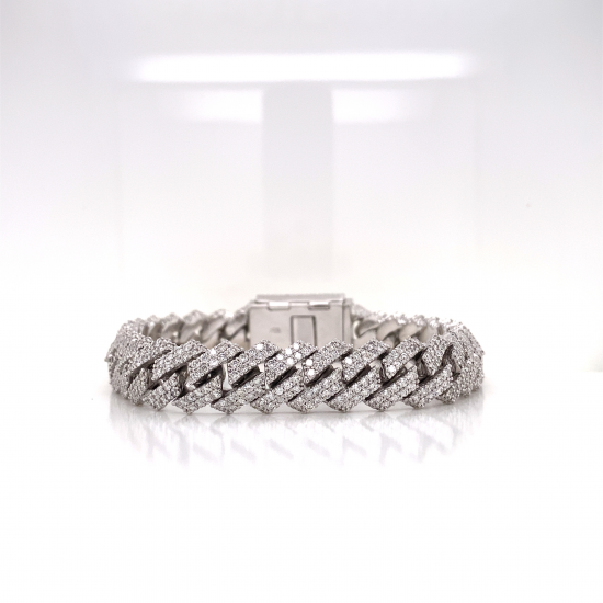 LINK MENS DIAMOND BRACELET