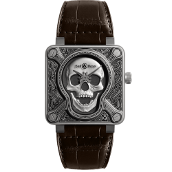 Bell and Ross Aviation Black BR0192 Skull-Burn Limited Edition