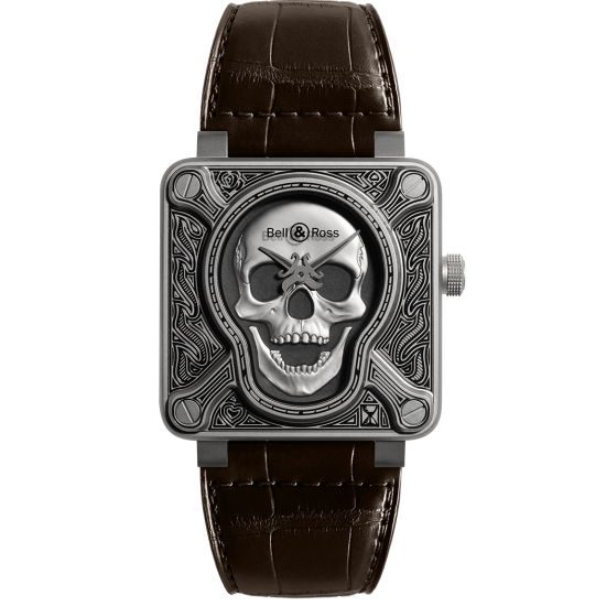 Bell and Ross Aviation Black BR0192 Skull-Burn Limited Edition