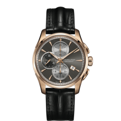 Hamilton Jazzmaster Automatic Chronograph Grey Dial Black Leather Watch Hamilton Jazzmaster Automatic Chronograph Grey Dial Black Leather Watch