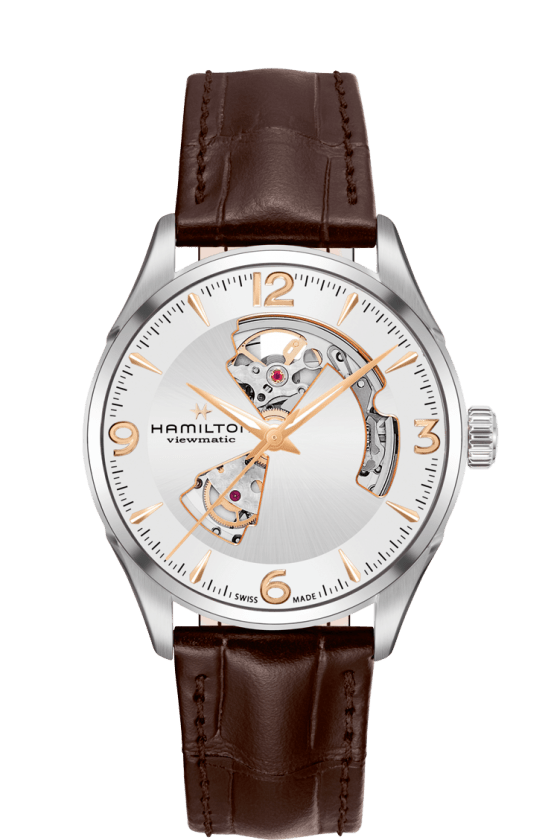 hamilton jazzmaster open heart automatic