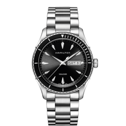 Hamilton Seaview Black Dial Stainless Steel Watch