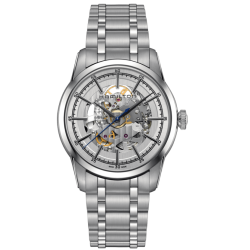 Hamilton Railroad Silver Skeleton Dial Stainless Steel Watch Hamilton Railroad Silver Skeleton Dial Stainless Steel Watch
