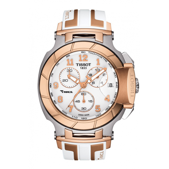 Tissot T-Race Chronograph White Dial Watch 