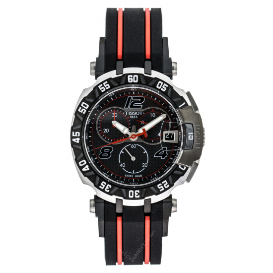 Tissot T-Race Moto GP Black Dial Chronograph Watch 