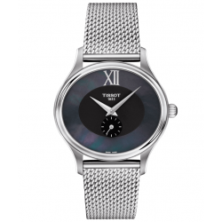Tissot Bella Ora Black Mother of Pearl Dial Watch