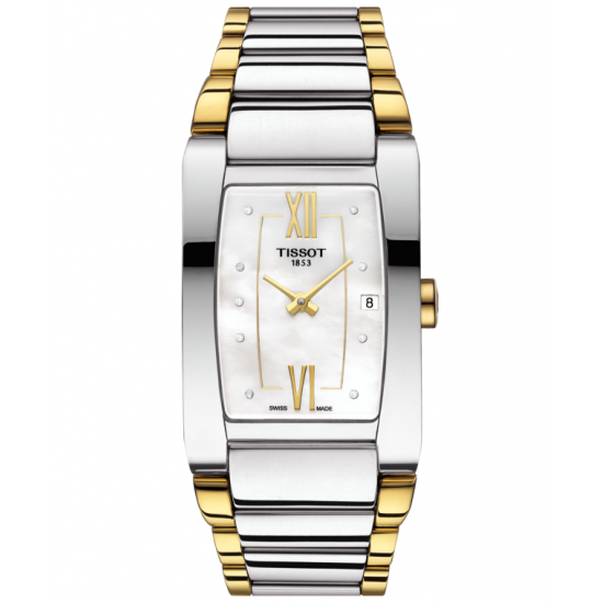 Tissot Generosi-T White Mother of Pearl Dial Watch