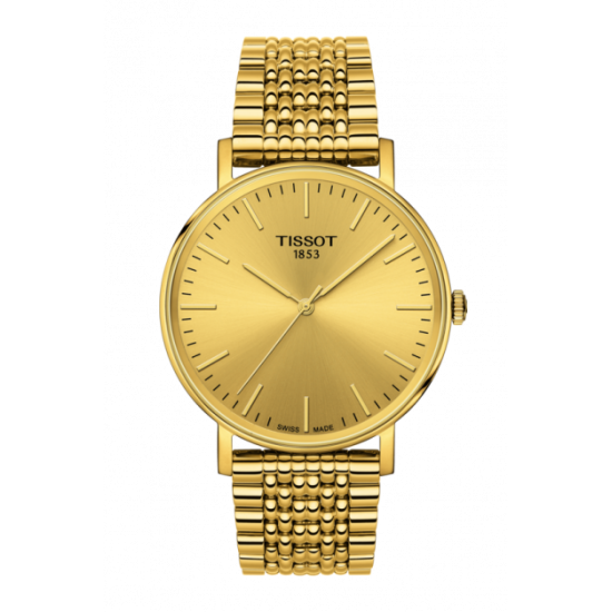 Tissot T-Classic Everytime Gold Dial Watch