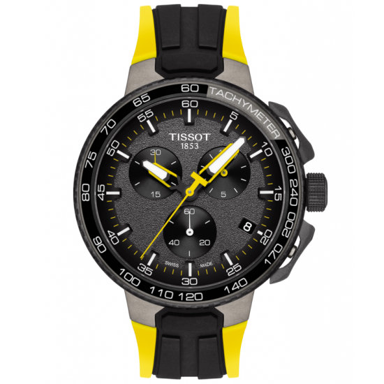 Tissot T-Bike Chronograph Black Dial Watch 